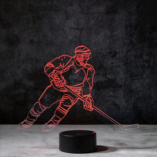 Hockey 3D Illusion Lamp