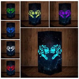 Dinosaur Art Carved Lamp