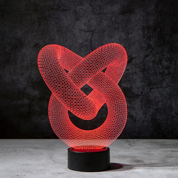 Love Knot 3D Illusion Lamp