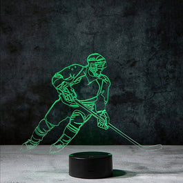 Hockey 3D Illusion Lamp