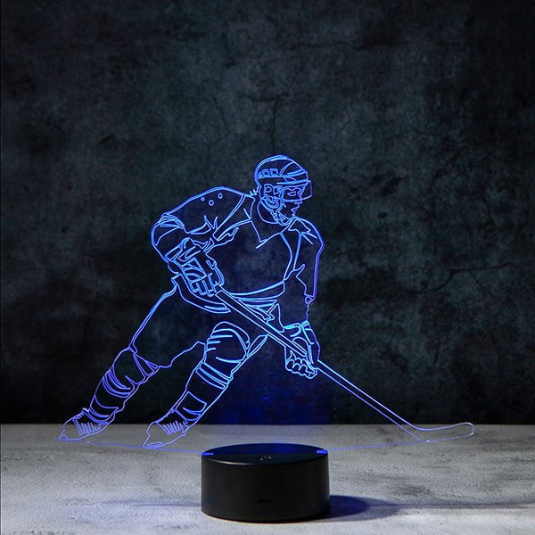 Hockey 3D Illusion Lamp